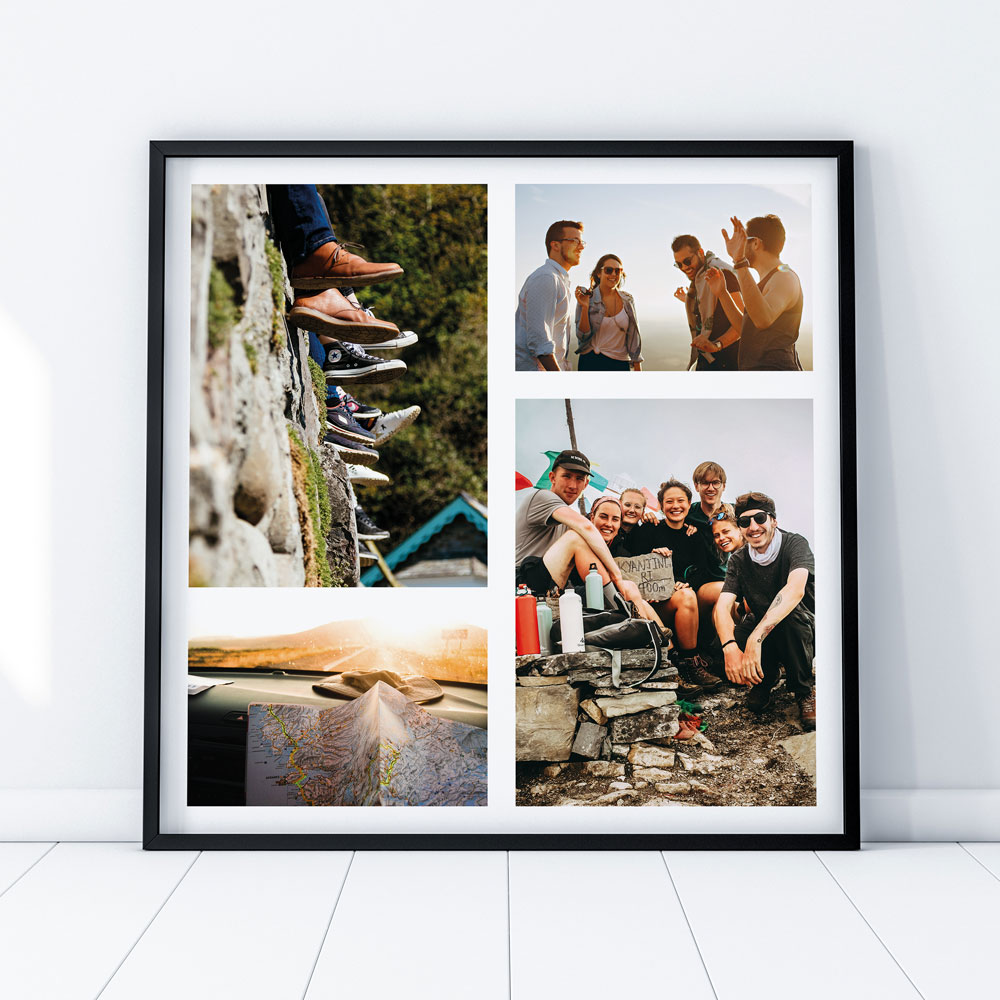 Foto poster personalizzabile con 4 foto