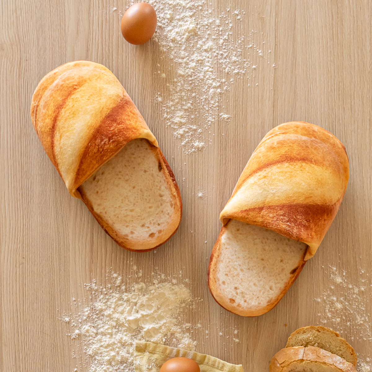 Pantofole al Pane Bianco Regali Natale