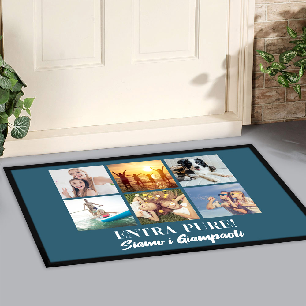 Zerbino Personalizzato con 6 Foto e Testo