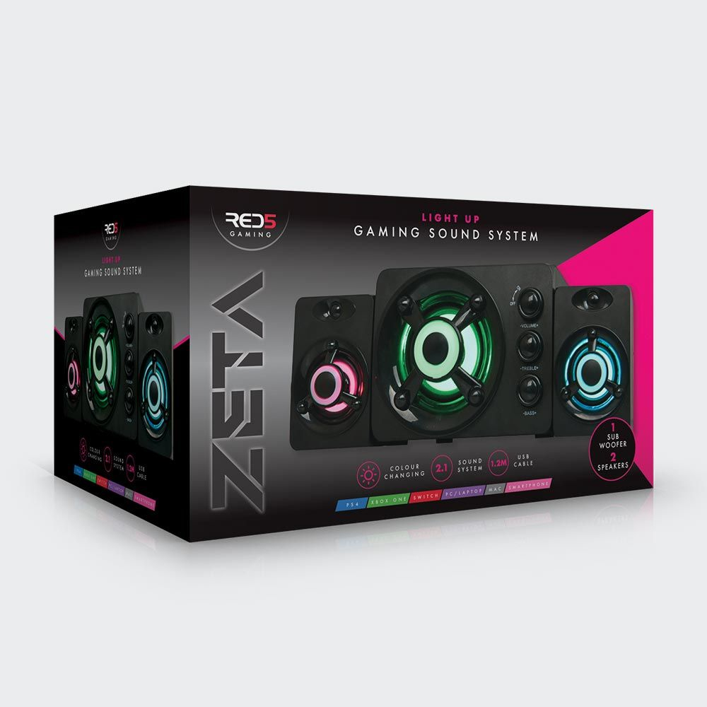 Sistema Audio Red5 Zeta per Gaming