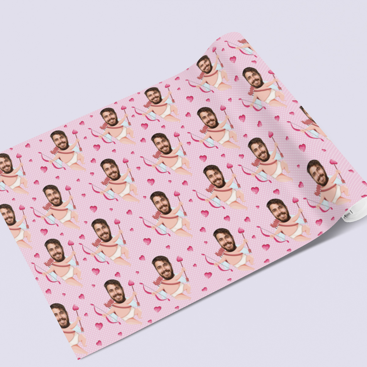 Carta Regalo Personalizzata con Faccia e Sfondi Romantici
