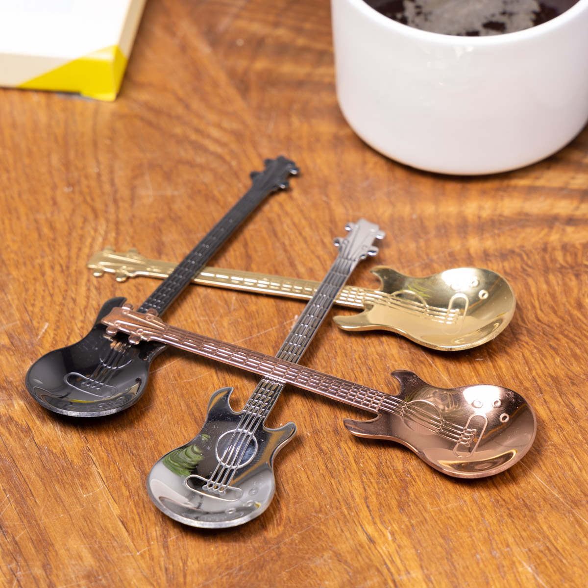 Set 4 Cucchiaini da Caffè Chitarra