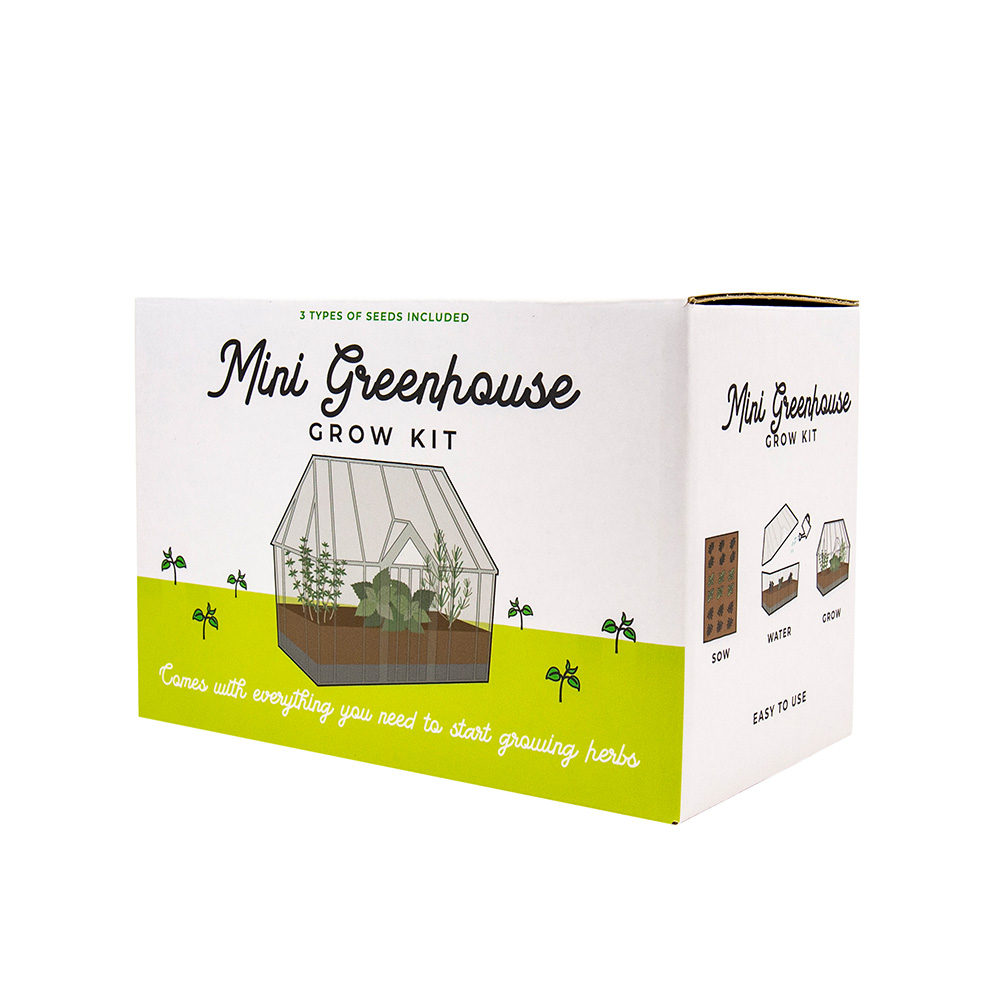 Mini Serra con Set di Erbe Aromatiche