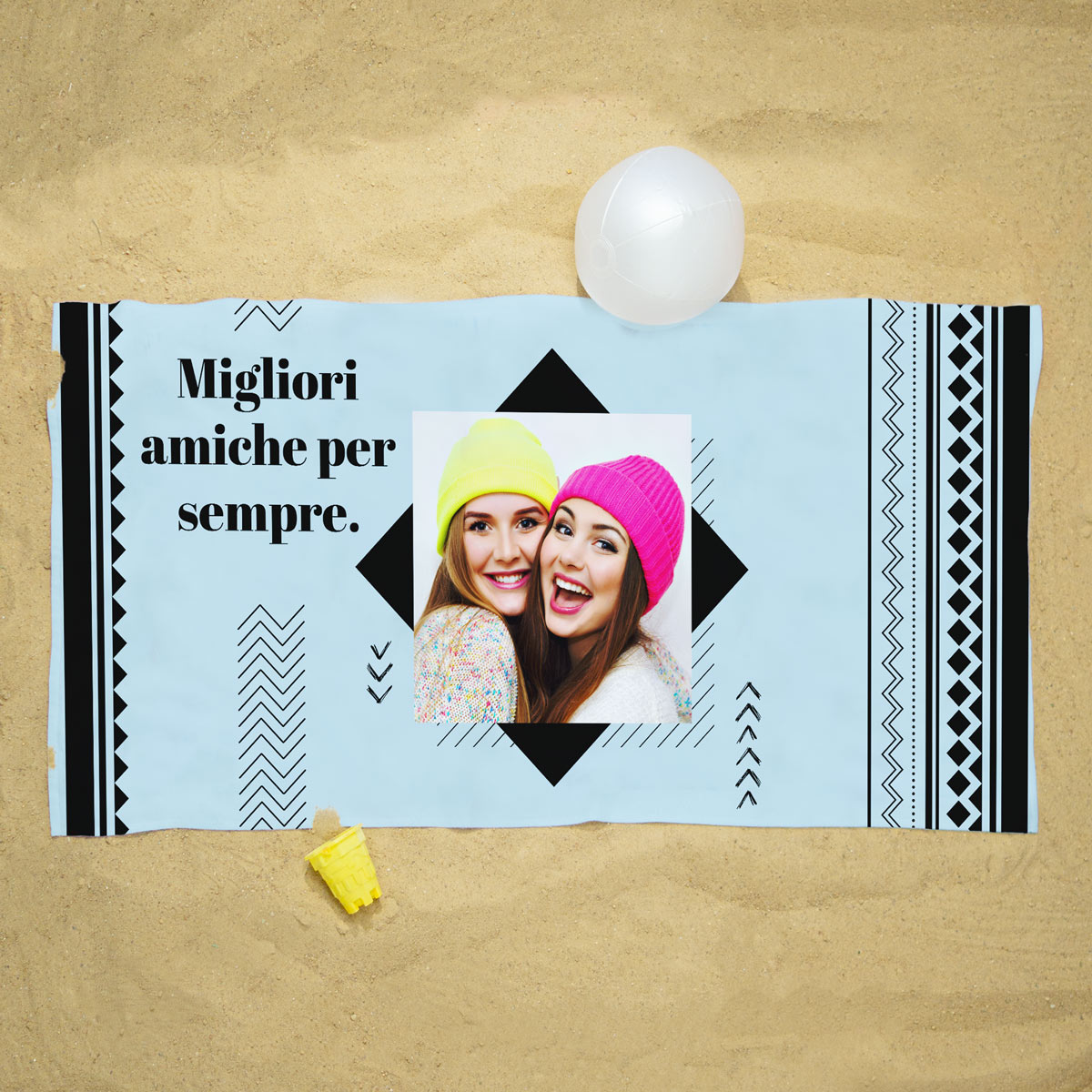 Asciugamano con Foto e Testo