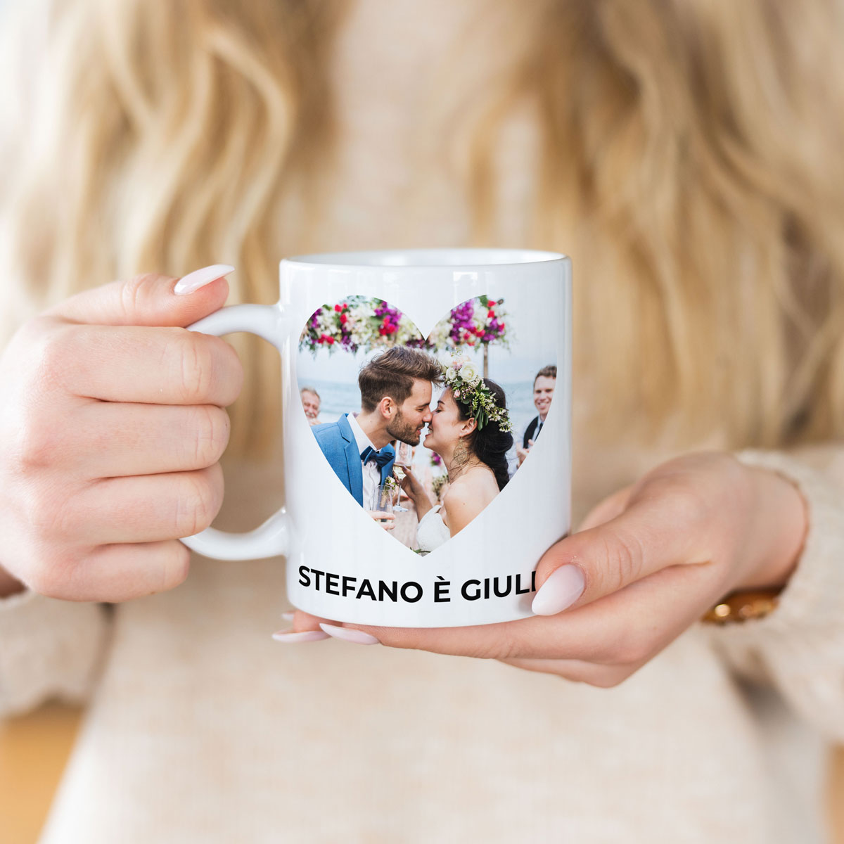 Tazza Personalizzata con Foto e Data