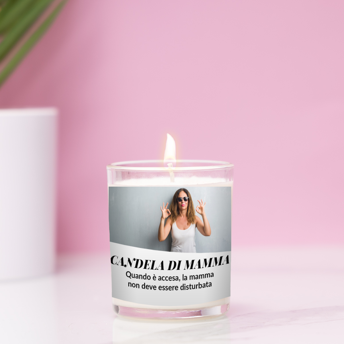 Candela Profumata con Foto e Testo