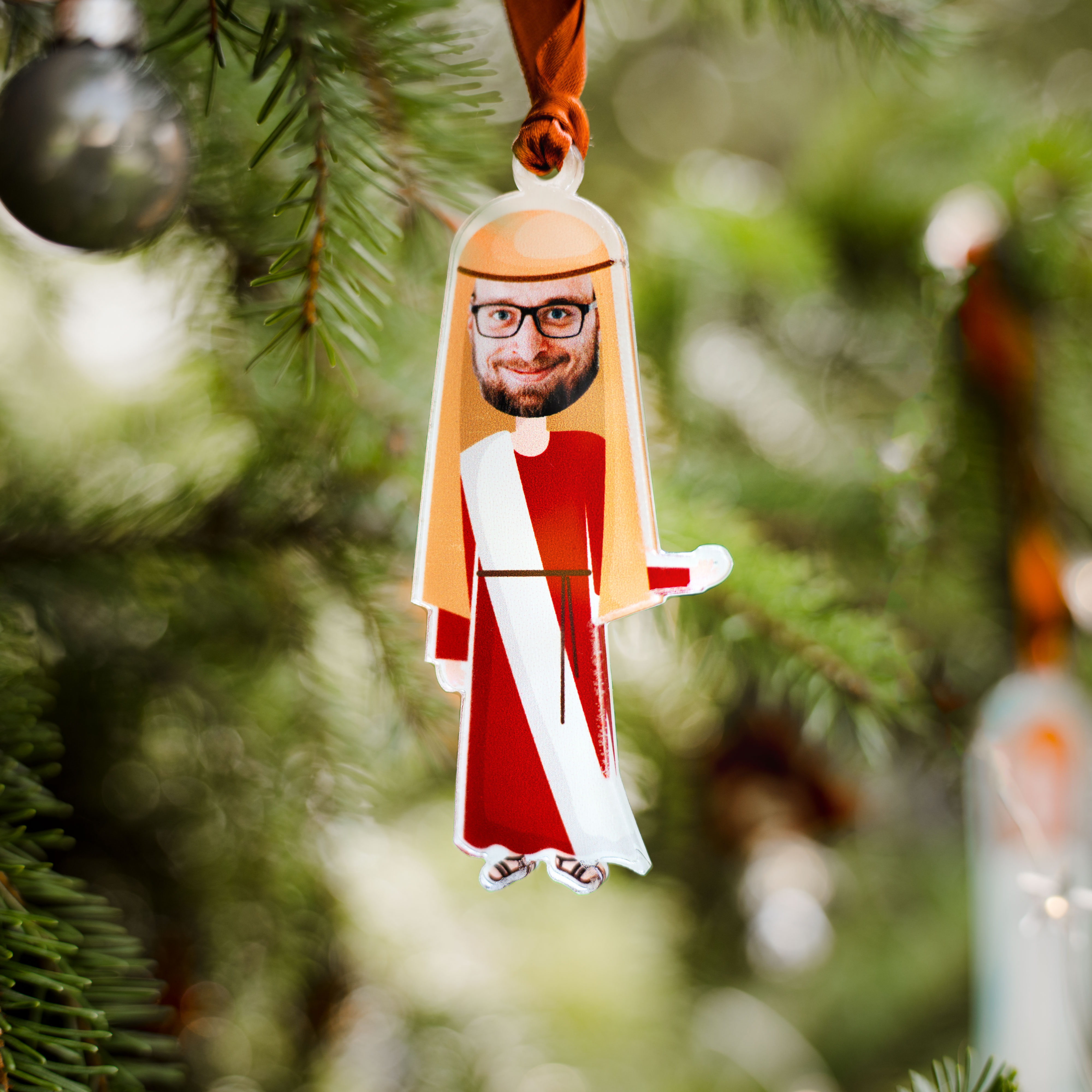 Set di 3 Pendenti Acrilico Personalizzati con Personaggi del Presepe