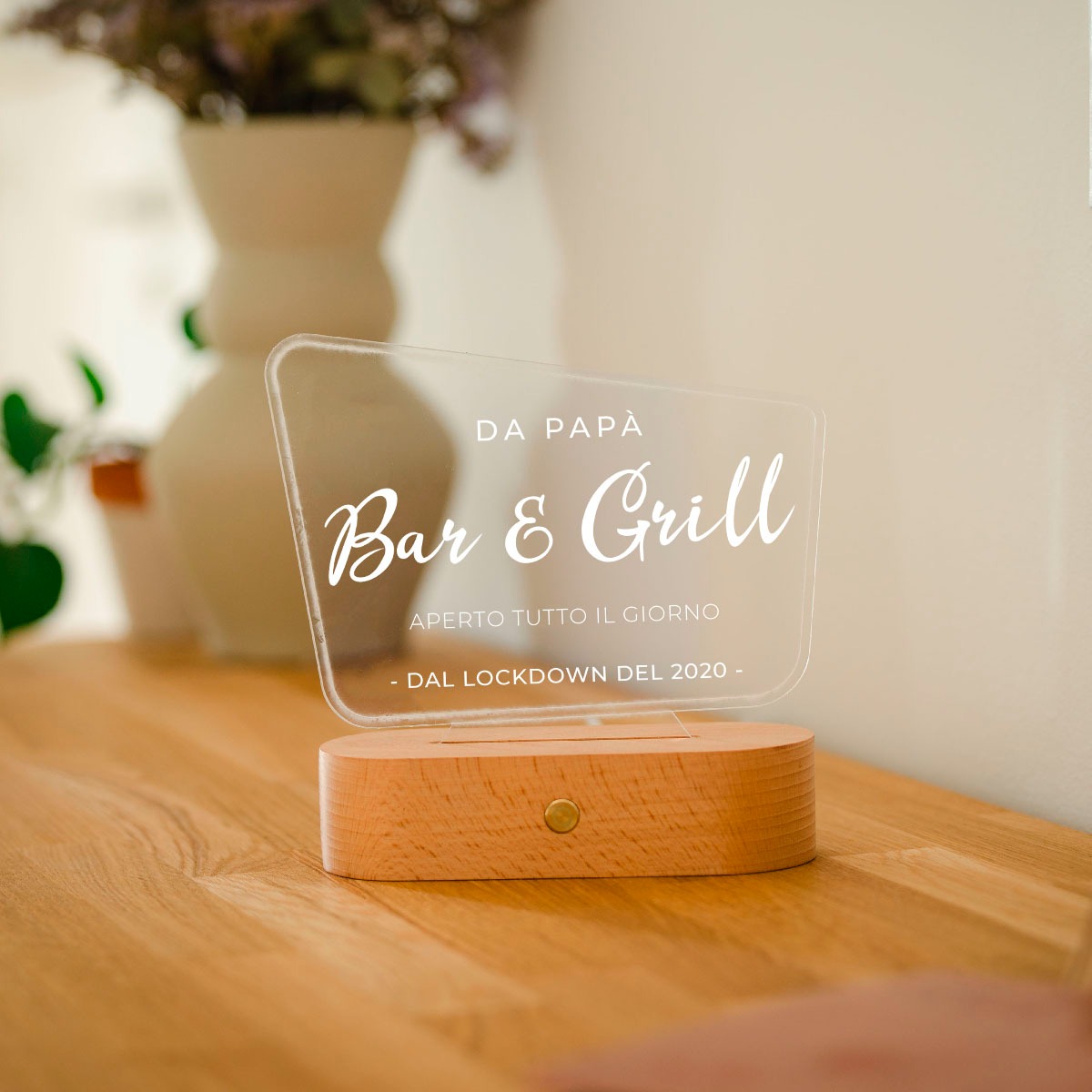 Lampada LED Cartellone Personalizzata, Regali San Valentino, Regali Divertenti, Regali Romantici, Regali di Matrimonio, Regalo, Idee Regalo