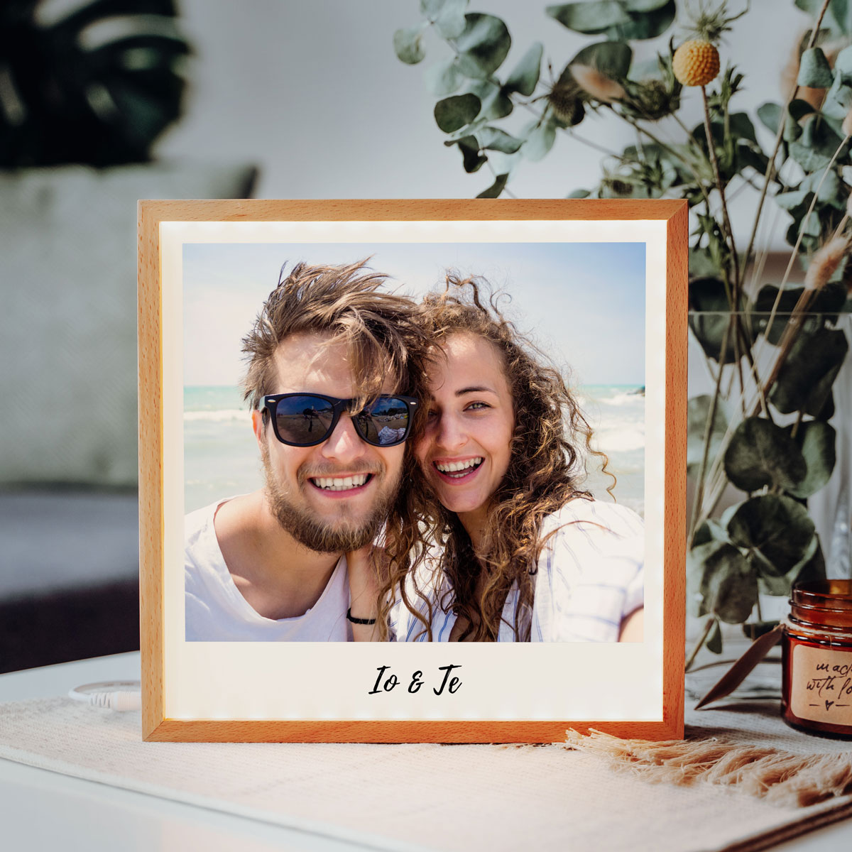 Light Box Personalizzata in Stile Polaroid