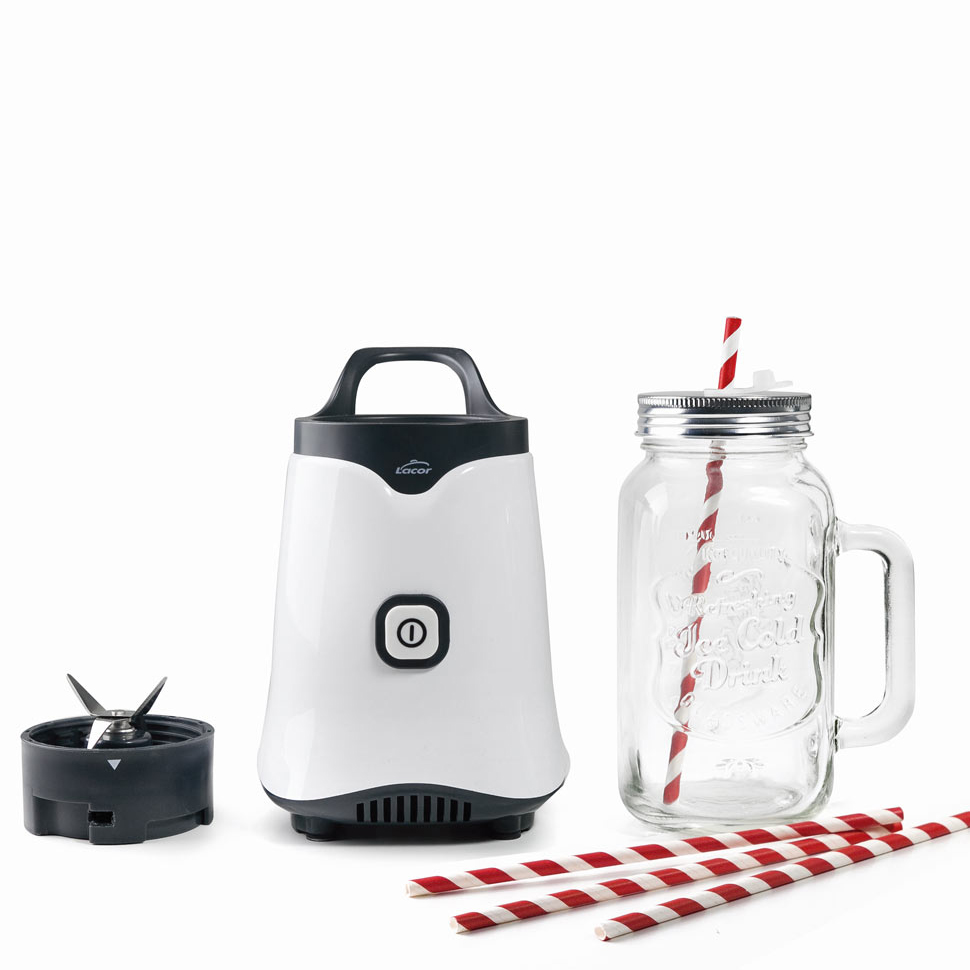 Mini Frullatore Mix & Go con Recipiente in Vetro