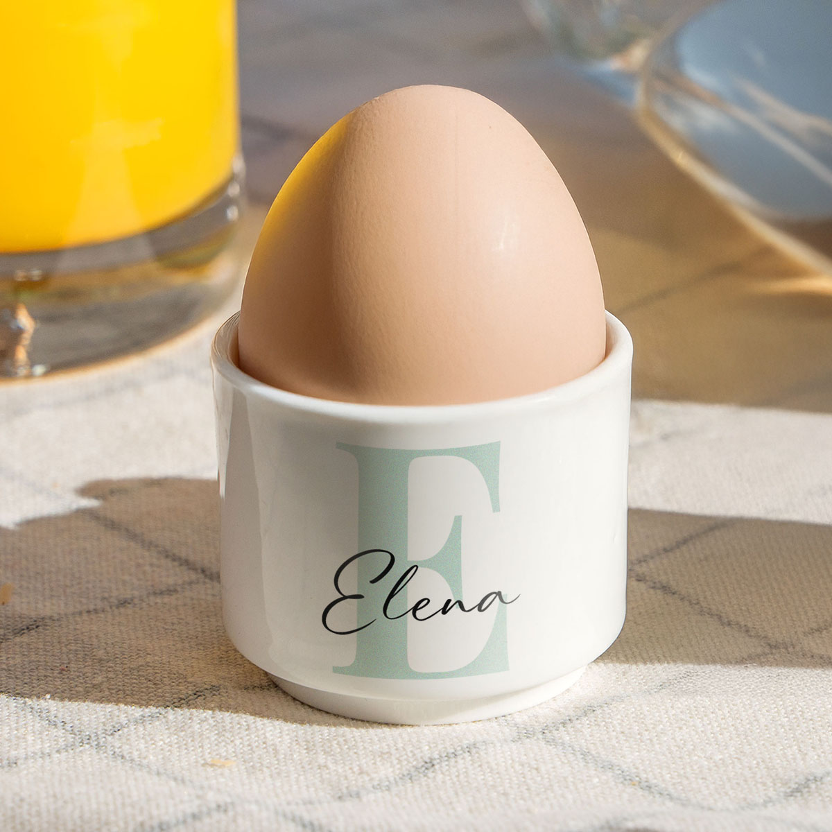 Portauova Personalizzati con Monogramma Set da 2, Festa del Papà, Regali Divertenti, Regali Romantici, Regali di Matrimonio, Regalini, Regalo, Idee Regalo