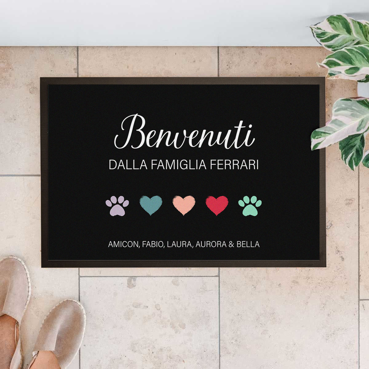 Zerbino Personalizzato con Simboli e Nomi Regali di Compleanno Regali per Lei un'Amica la Sorella Regali Romantici Regali di Matrimonio Regalini Regalo Idee Regalo
