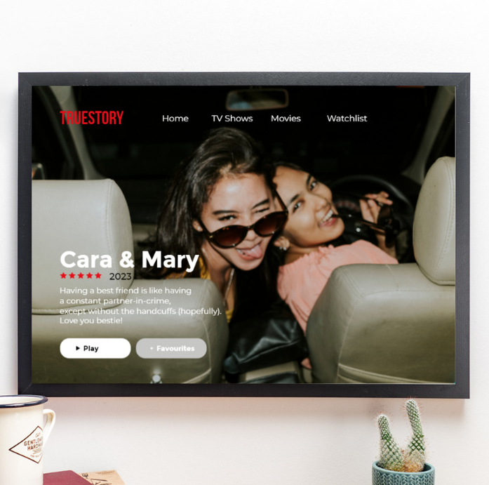 Poster Personalizzato in Stile Netflix
