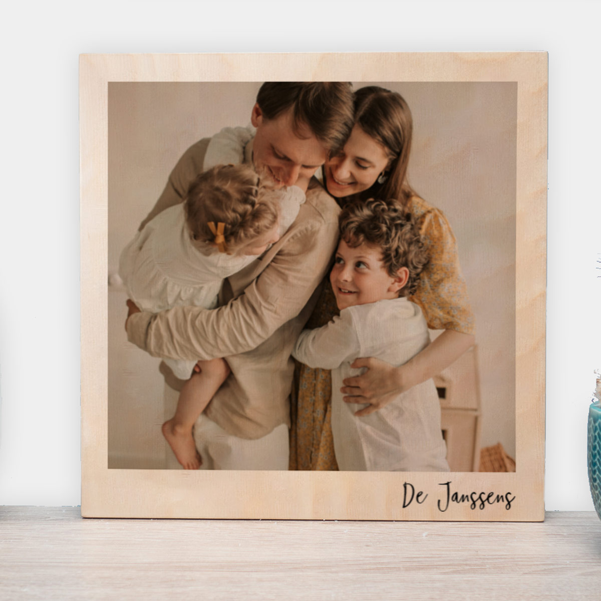 Stampa su Legno con Foto in Stile Polaroid Valentinstag Personalizzabile Regali Romantici Regali di Matrimonio