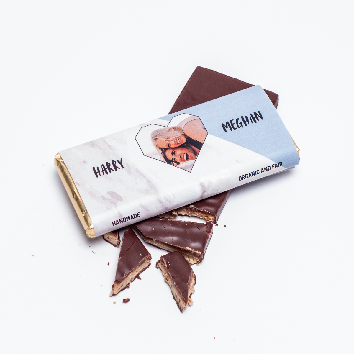 Cioccolato personalizzabile con foto e testo