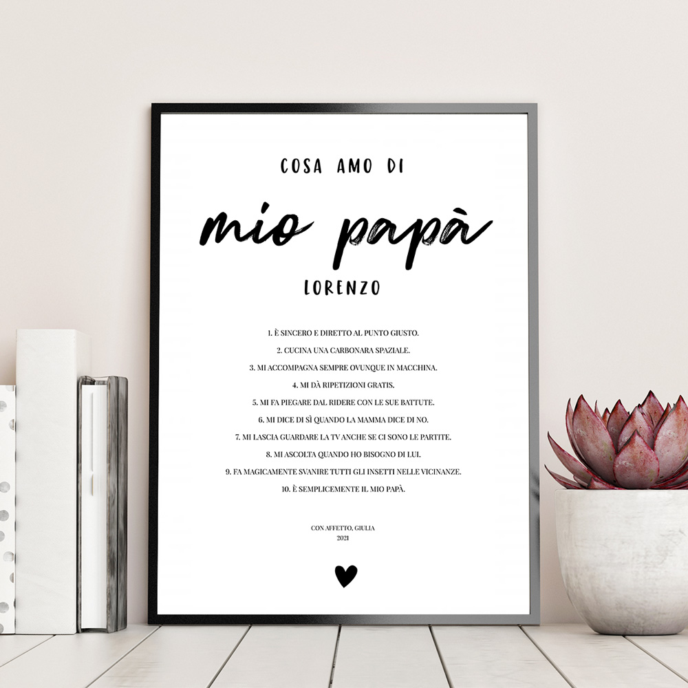 Poster Personalizzabile