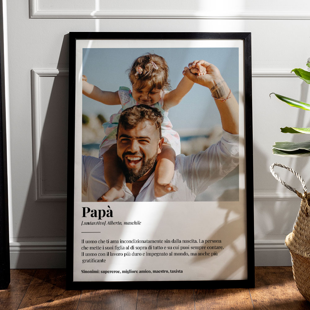 Poster Personalizzato con Foto e Definizione