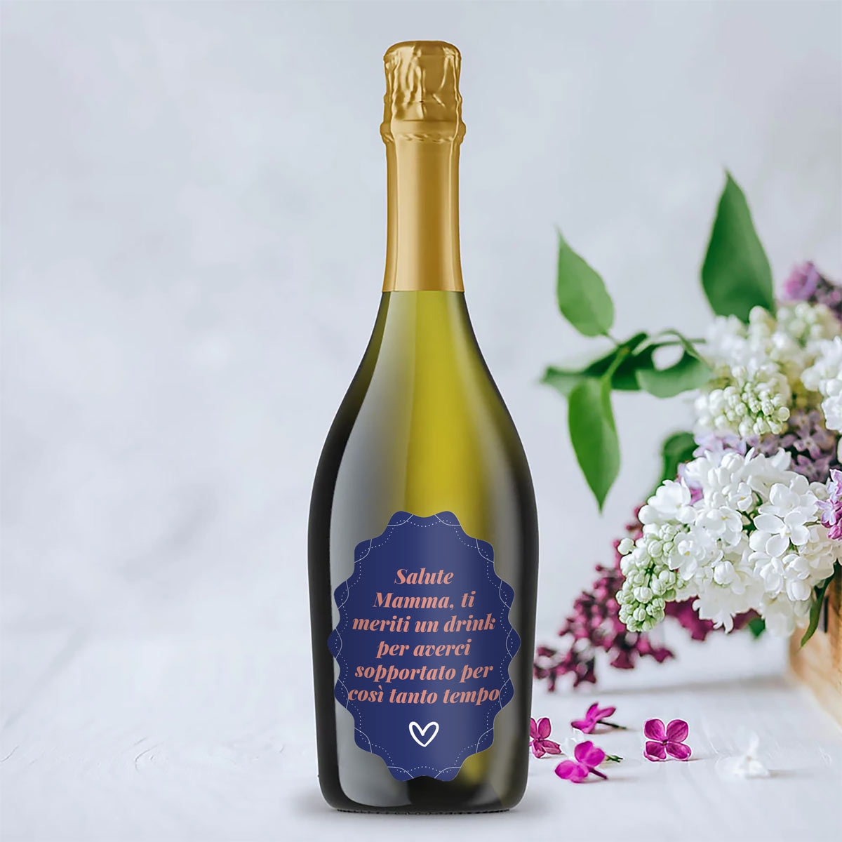 Prosecco Personalizzato con Testo