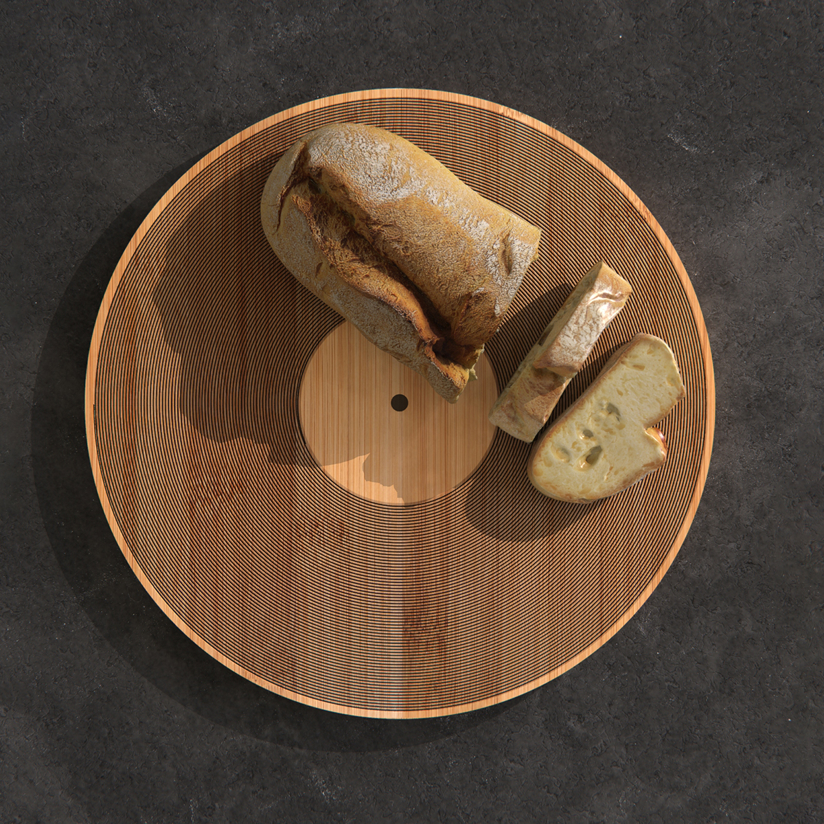 Tagliere in Stile Vinile