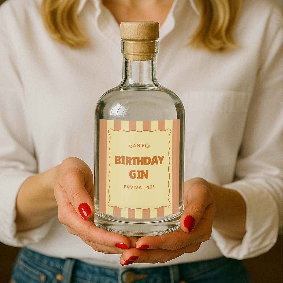 Gin Personalizzato con Etichetta Retrò