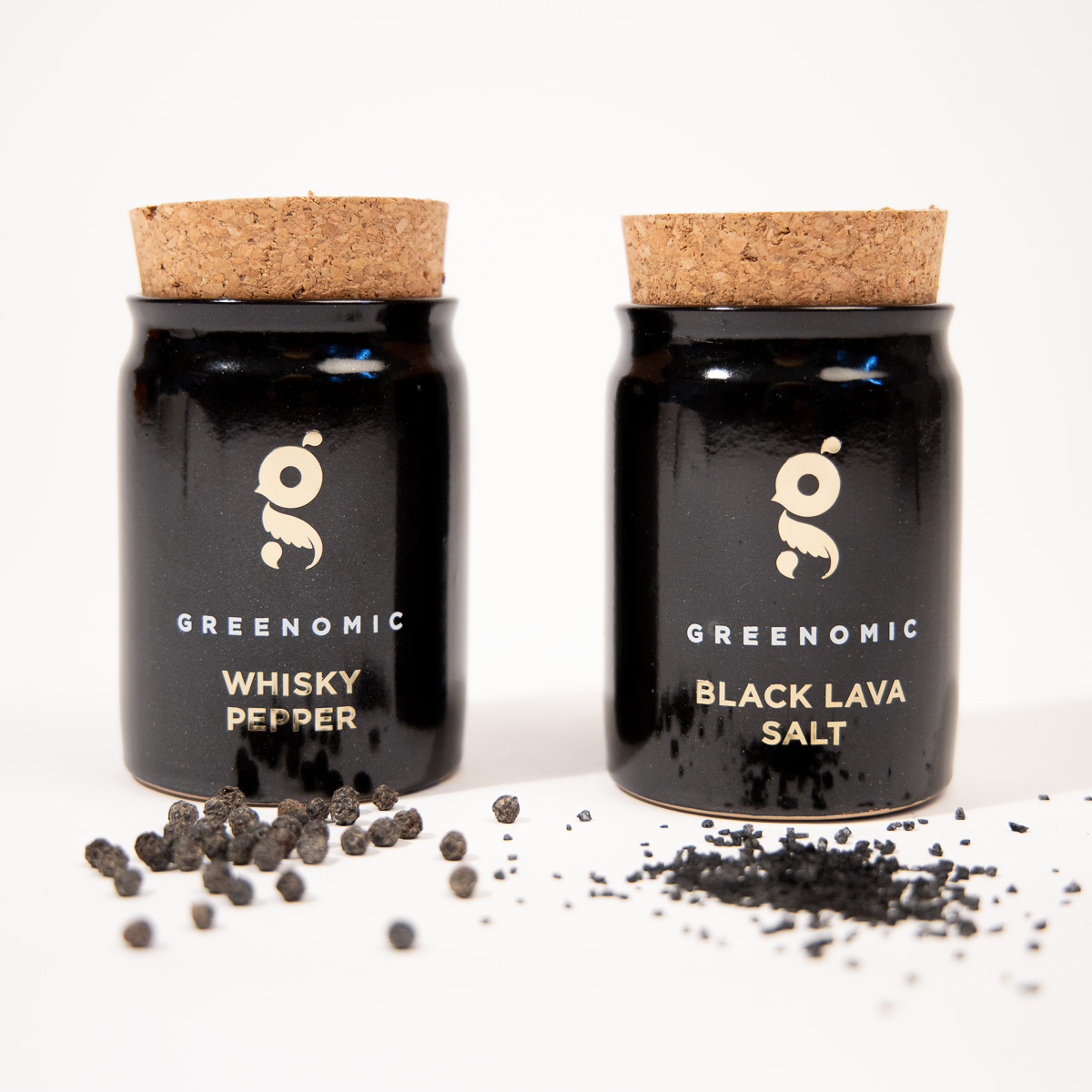 Sale di Lava Nera o Pepe al Whisky