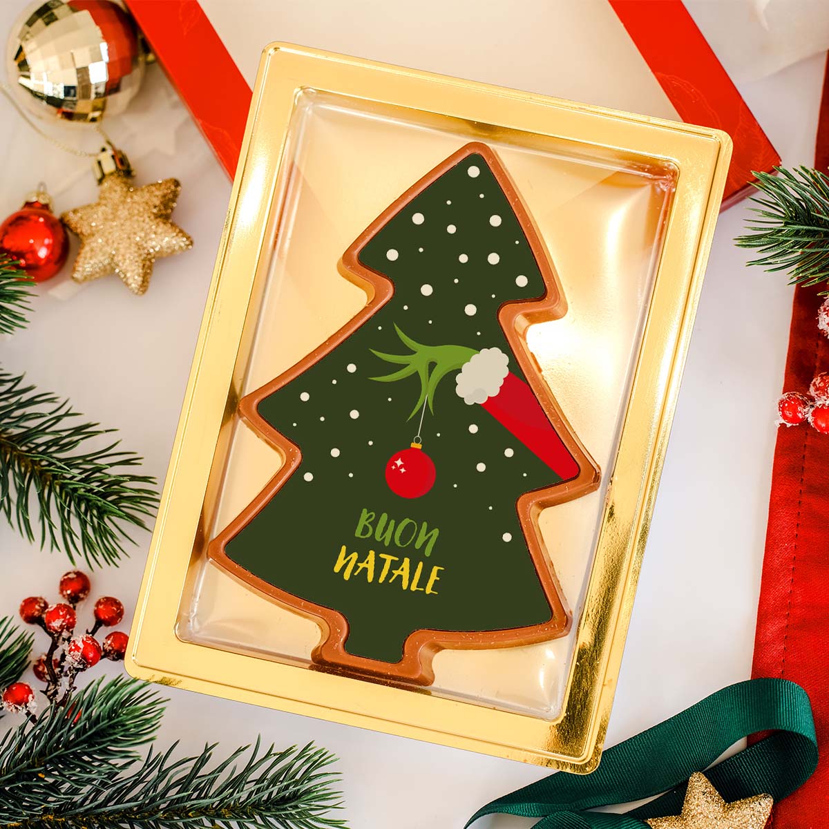 Cioccolatini Personalizzati Albero di Natale Grinch
