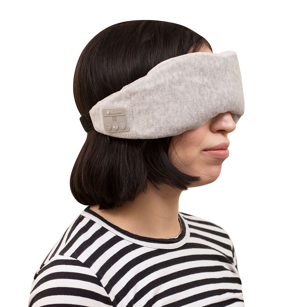 Maschera per Dormire con Auricolari Bluetooth