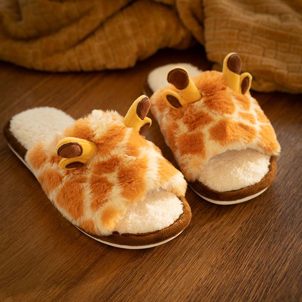Pantofole a forma di Giraffa - Misura M