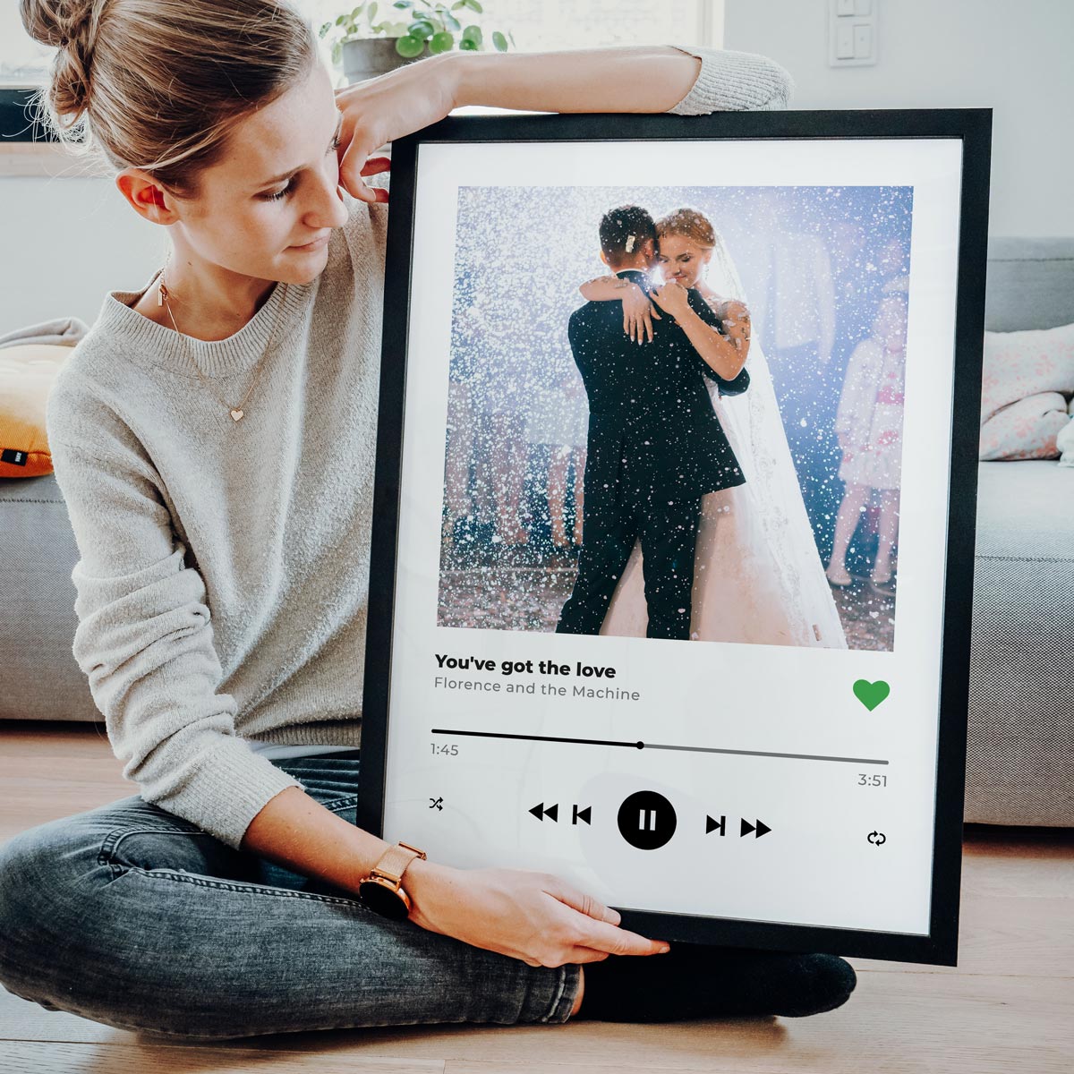 Poster Personalizzato con Foto e Canzone