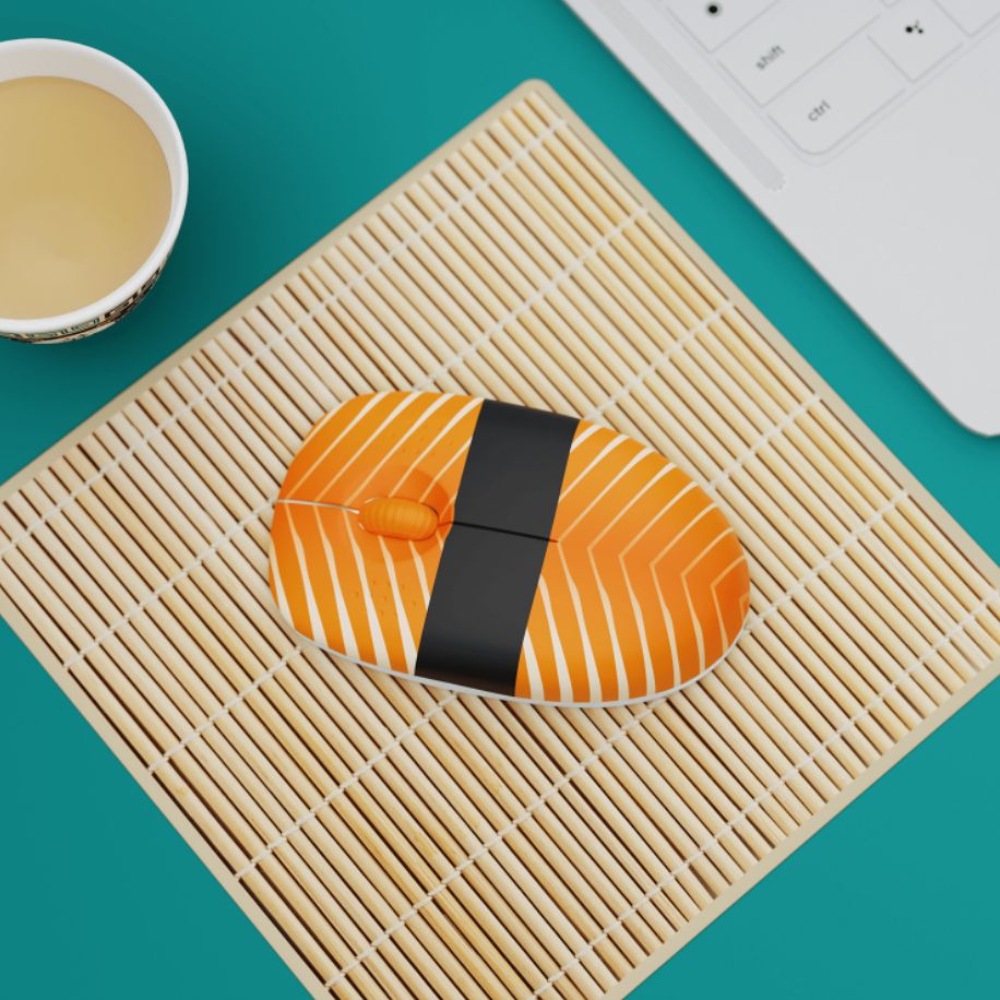 Mouse Sushi Senza Fili