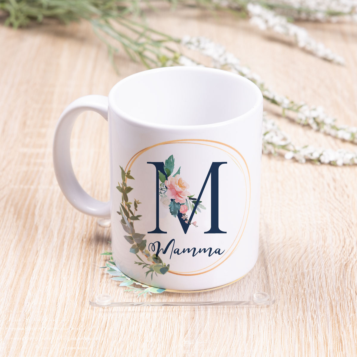 Tazza Mamma con Sottobicchiere