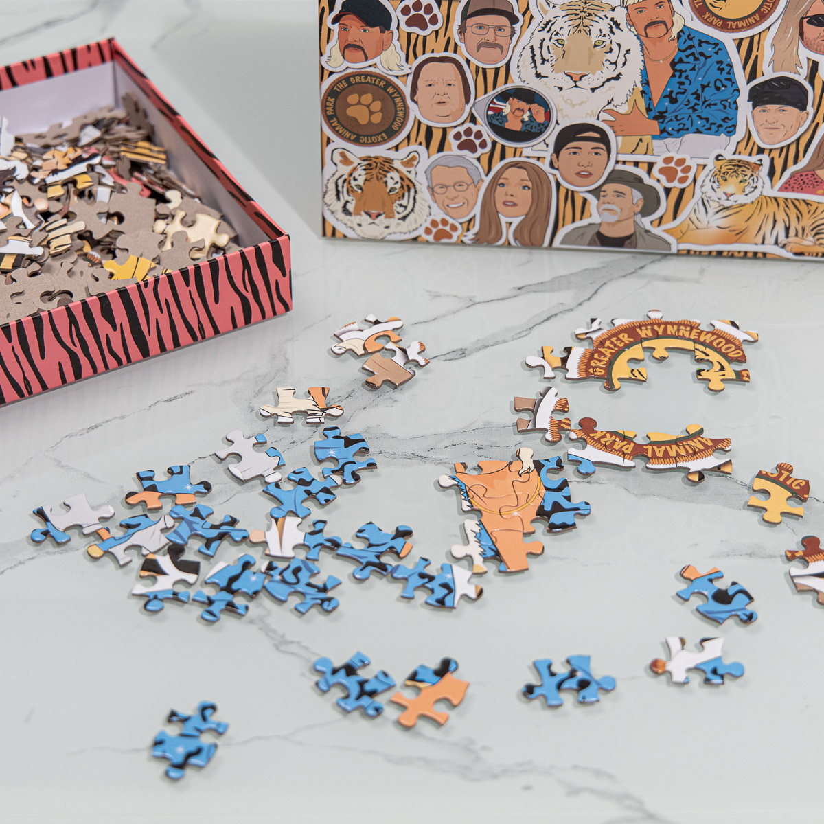 Puzzle da 500 Pezzi Tiger King