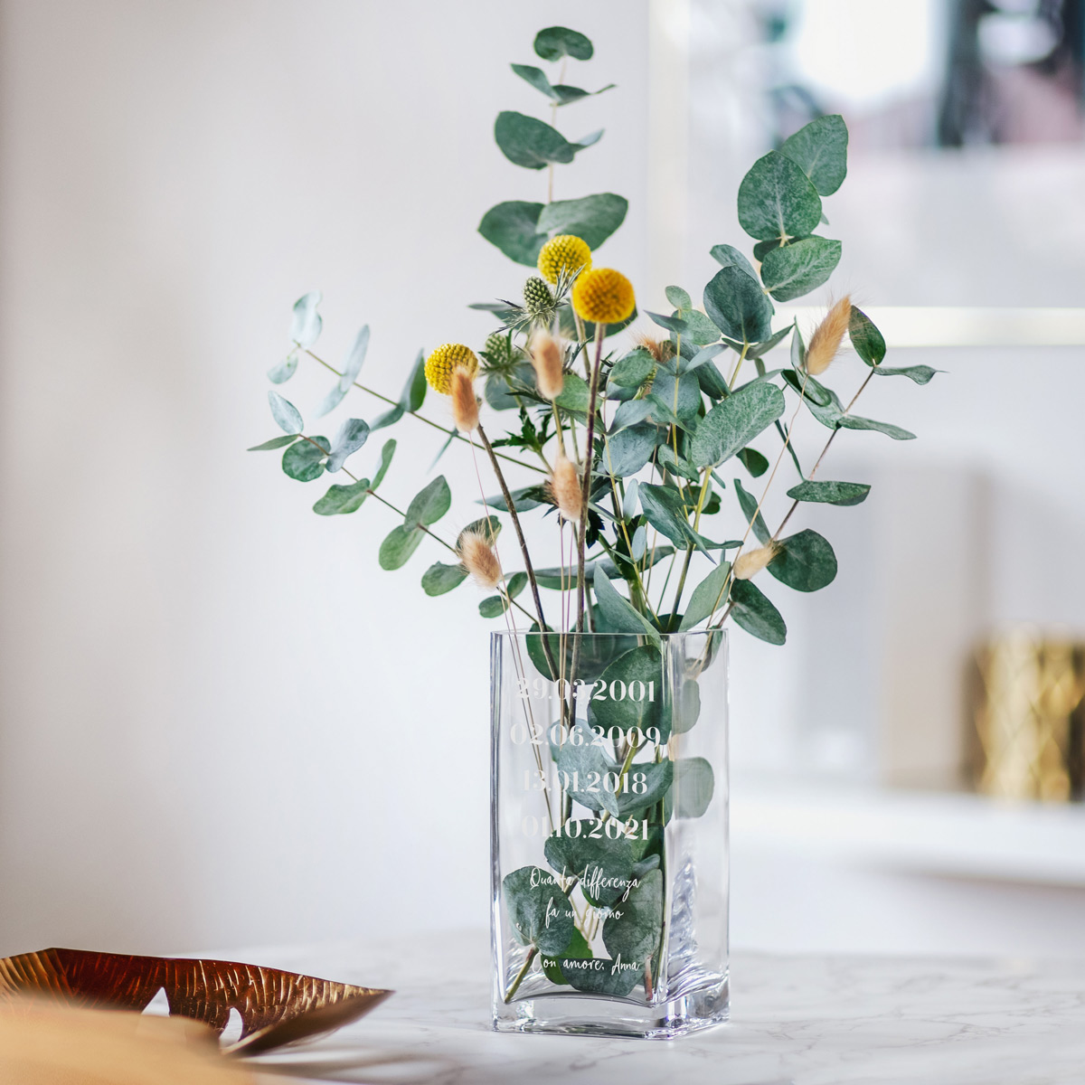 Vaso con Date Importanti