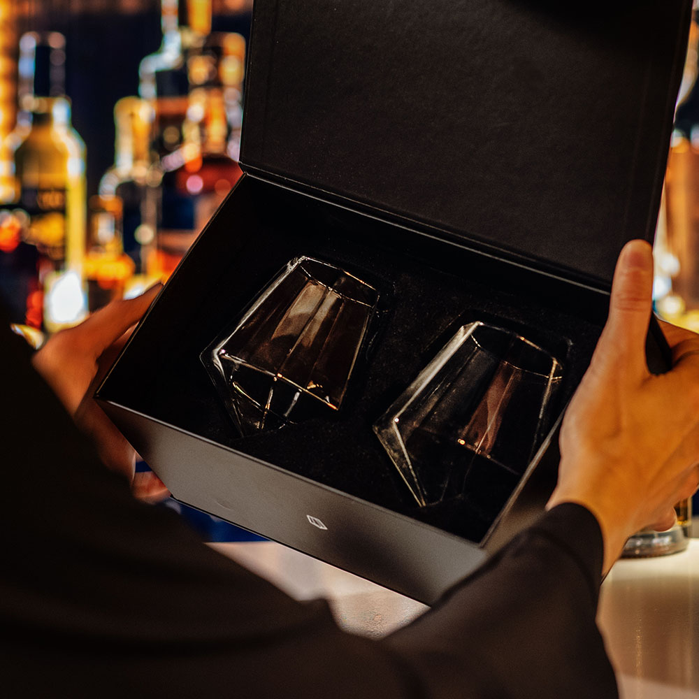 Bicchieri Whisky Diamante – set da 2