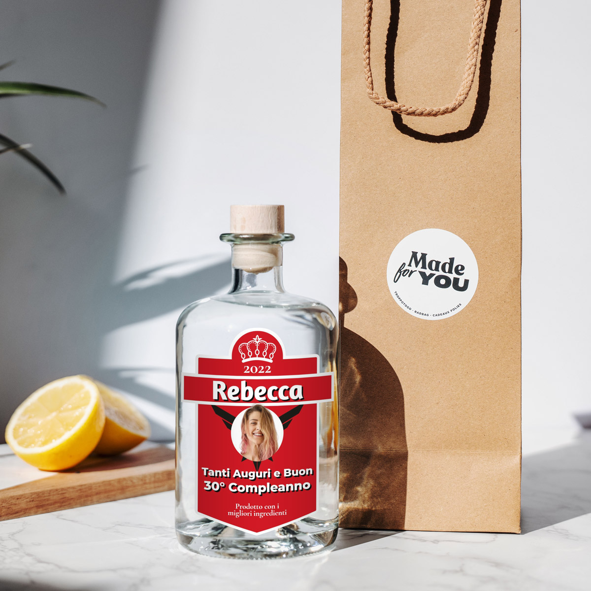 Vodka Personalizzata con Foto e Testo