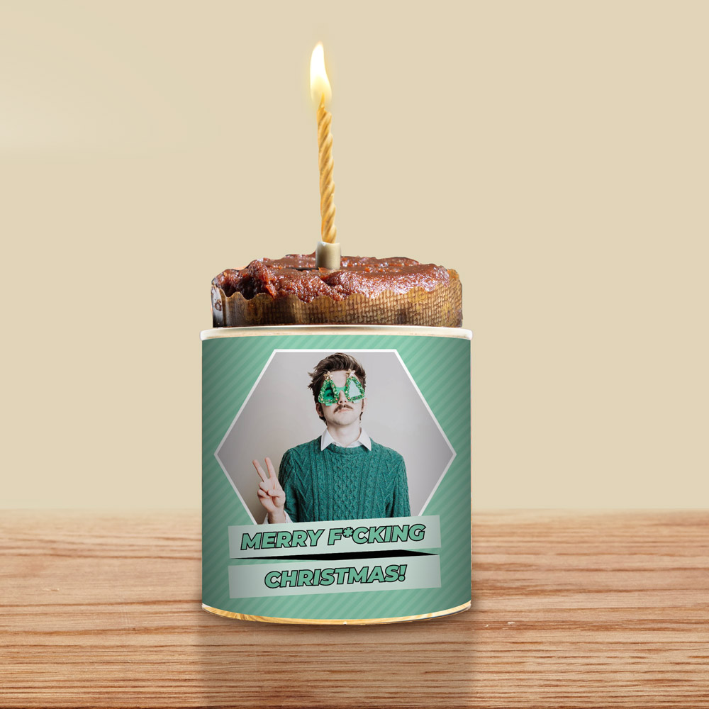 Torta in Lattina Personalizzata con Foto e Testo regali di natale torta in lattina con foto e testo