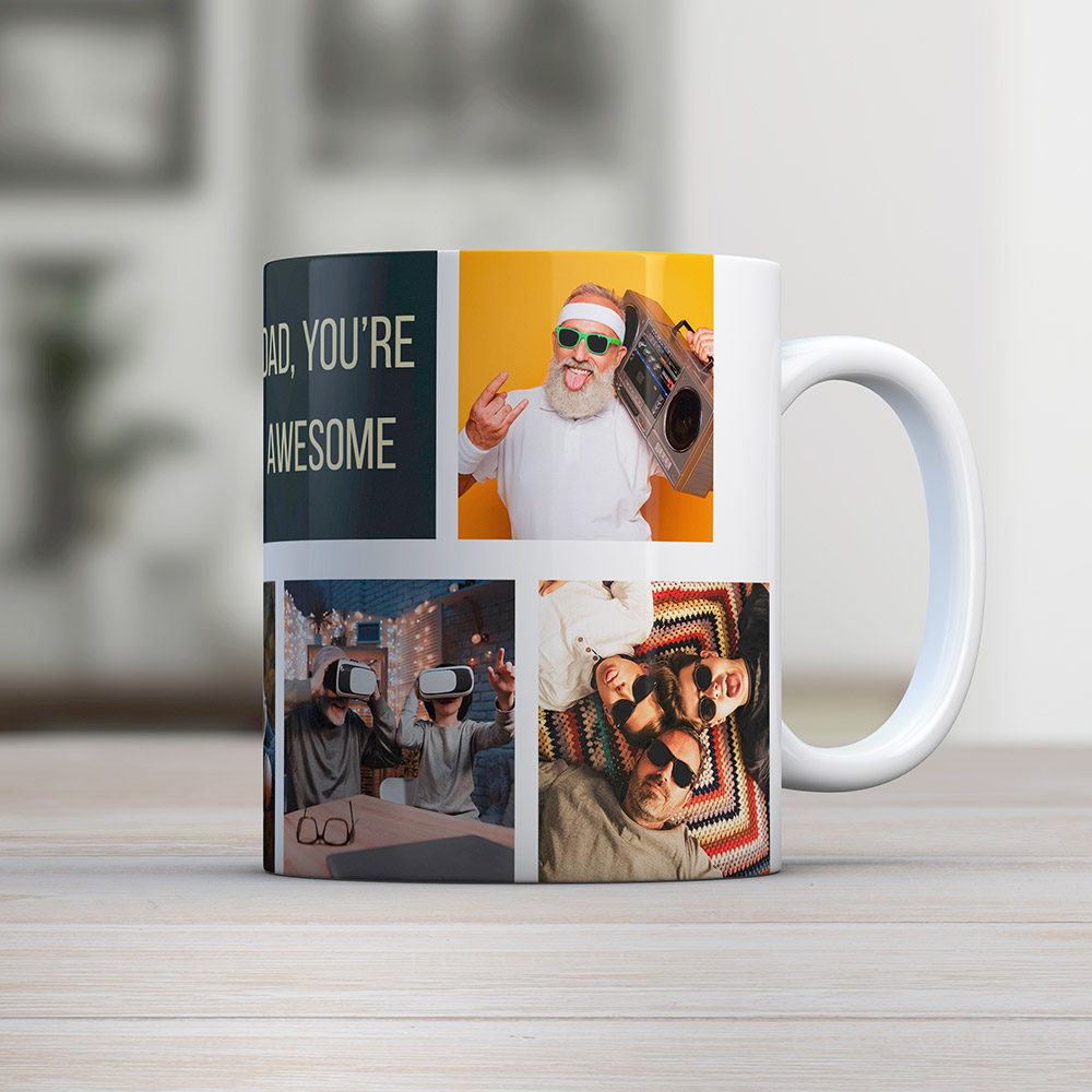 Personalisierbare Foto Tasse regali per il papà foto-tazza personalizzabile