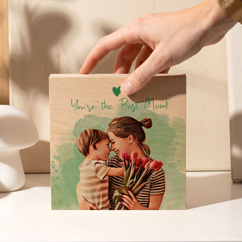 Stampa su Legno Personalizzato in Stile Fumetto