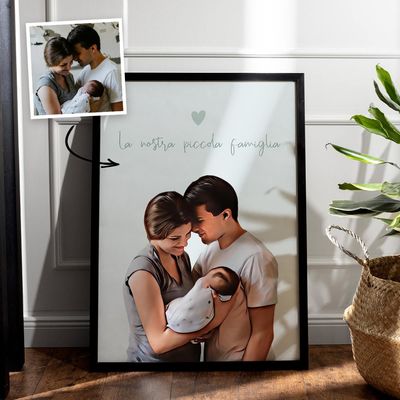 Quadro Personalizzato in Stile Fumetto
