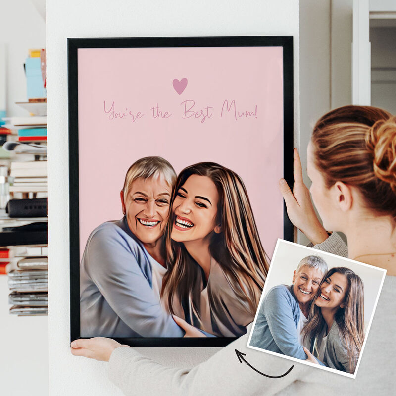 Quadro Personalizzato in Stile Fumetto