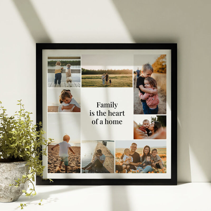 Poster Personalizzato con 8 Foto e Testo