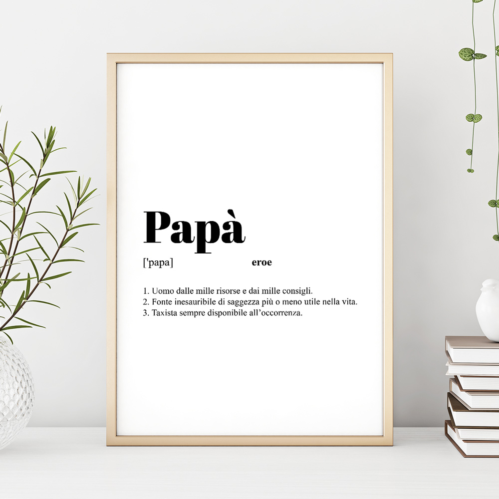 regali per la festa del papà poster personalizzabile definizione
