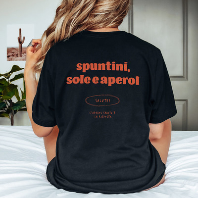 T-shirt personnalisé avec Aperol et nom