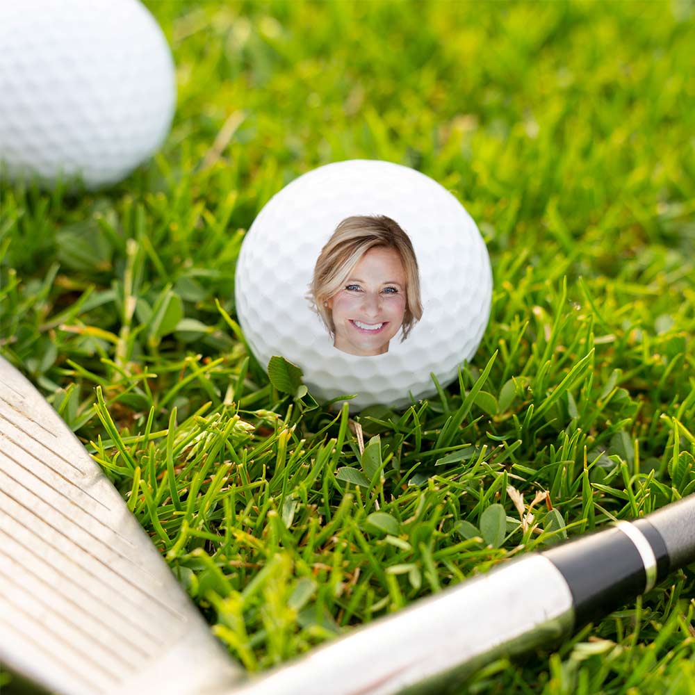 Muttertagsgeschenke personalisierbarer Golfball mit Gesicht