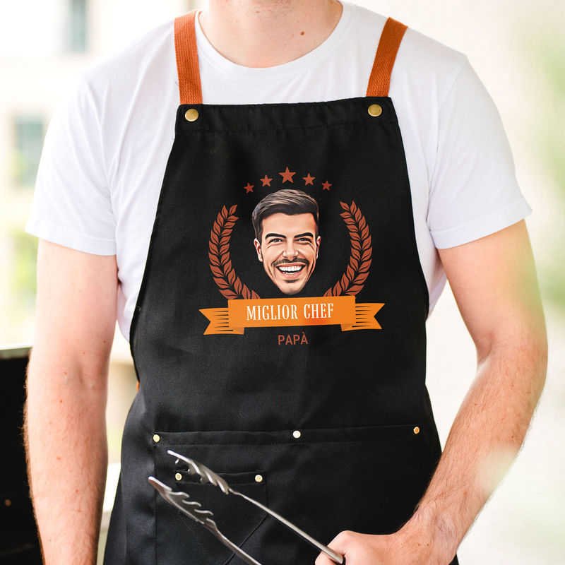 Grembiule Personalizzato Master Barbecue con Foto