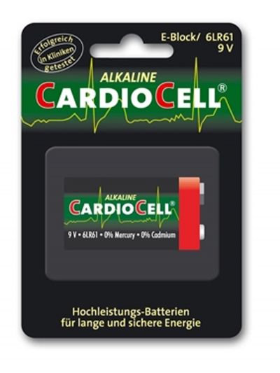 1 Pila Cardiocell 9 V Formato 6LR61 1 Pila Cardiocell 9 V Formato 6LR61