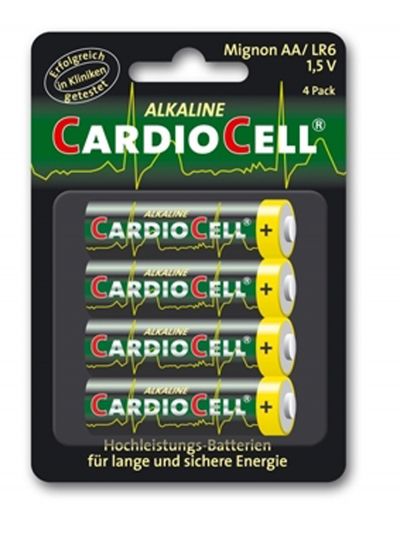 Set da 4 Batterie Stilo AA LR6 CardioCell Set da 4 Batterie Stilo AA LR6 CardioCell