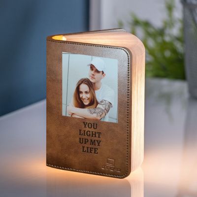 Lampada Libro con Foto e Testo Lampada Libro con Foto e Testo