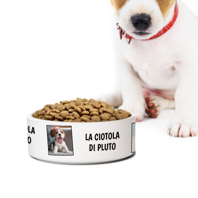 Ciotola con Foto e Testo Ciotola con Foto e Testo