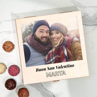 Scatola di Praline con Foto e Testo Scatola di Praline con Foto e Testo